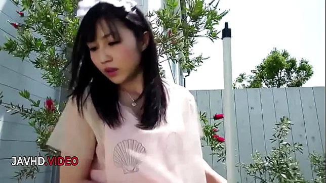 Asian Maid Teases with Busty Curves in Steamy Homemade Fantasy