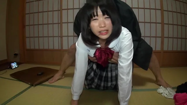 Amateur girl with tiny tits Yuna Kimino sucks and licks cock