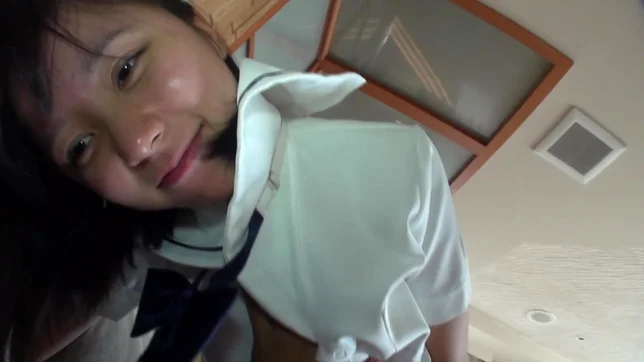 Masami Honda sexy Asian schoolgirl shows wet panty