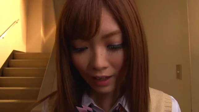 Rina Kato´s Lust For Cock Has Her Sucking Dick In The Stairwell 2