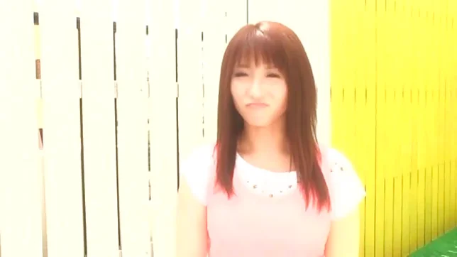 Nice teen chick Yui Sakura fondles her hairy pussy 3