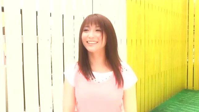 Nice teen chick Yui Sakura fondles her hairy pussy 3