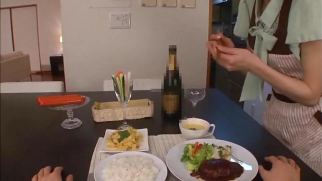 Playful housewife Rio in nurse uniform is banged hard