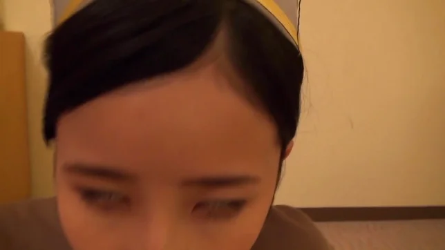 Young amateur girl Suzu Ichinose plays with her shaved pussy