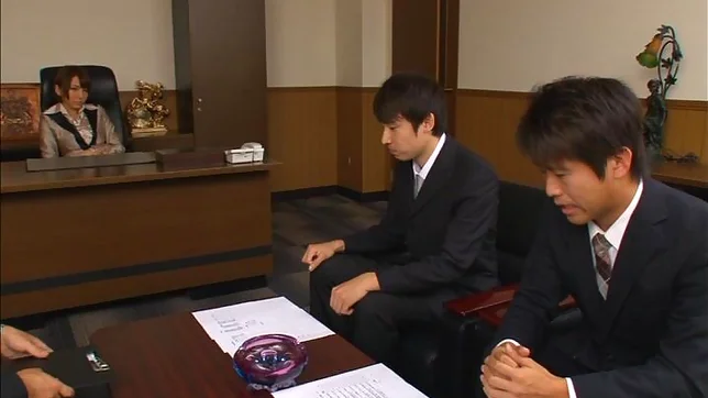 Kinky Japanese office lady Ayumi Takanashi has sex with a cool guy