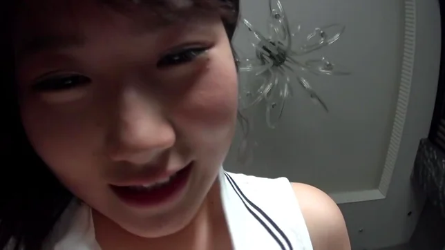 Beautiful Japanese teen Rara Unno gets masturbated in front of a cam 6