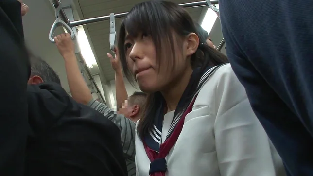 Sexy Asian lesbians Uta Kohaku and Karen Hazuki in public sex show 2