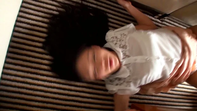 Lusty Japanese brunette Takikawa Kanon pleases pussy with toys 16