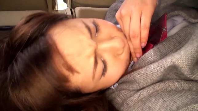 Schoolgirl Moe Izumi gets fucked on the back seat