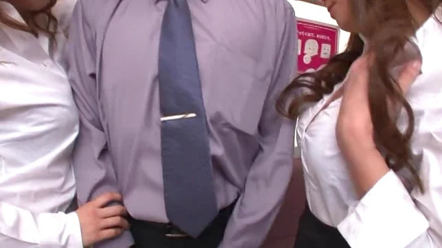 Pretty Asian chick Yuna Shiina amazing office suit fuck 5