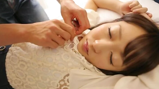 Yummy Japanese girl Chika Haruno gets her young pussy fucked 3