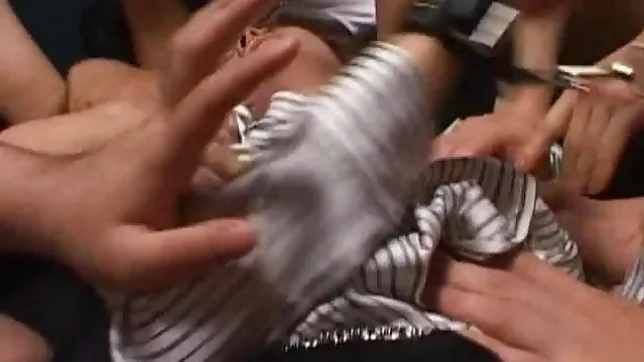 Hot Asian model in hot bukkake 4