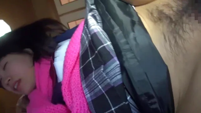 Amateur girl with tiny tits Yuna Kimino sucks and licks cock 5