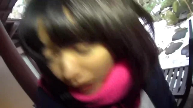 Amateur girl with tiny tits Yuna Kimino sucks and licks cock 5