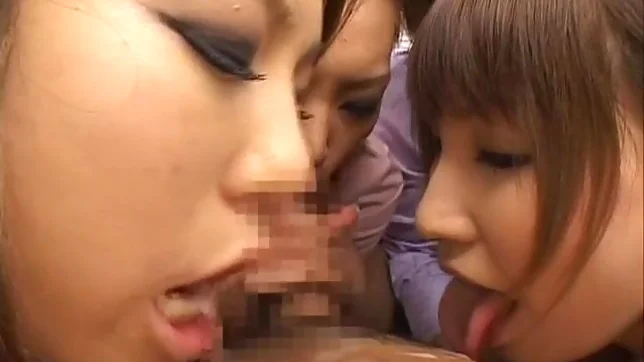 Naughty Asian nurses having a big tit orgy in the hospital