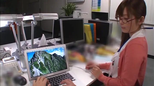 Innocent Asian office chick Rina Ishihara enjoys hardcore