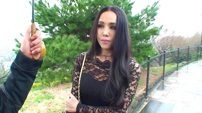 Long-haired Asian mature stunner Monika Katou gets her shaved pussy plowed 6