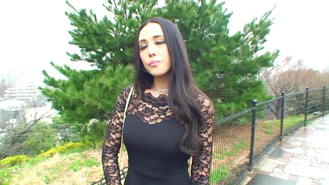 Long-haired Asian mature stunner Monika Katou gets her shaved pussy plowed 6