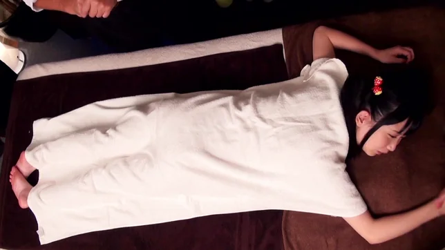 Massage turns Asian cutie into a hardcore fucking bimbo 2