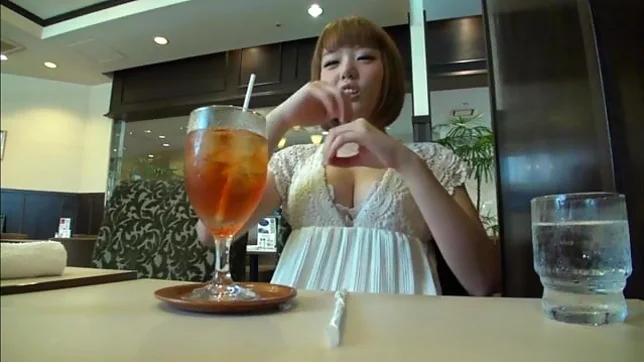 Nice teen Mao Hamasaki wearing collar enjoying hardcore action 6