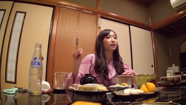 Hottie in sexy black stockings Claire Hasumi gets pussy stimulated