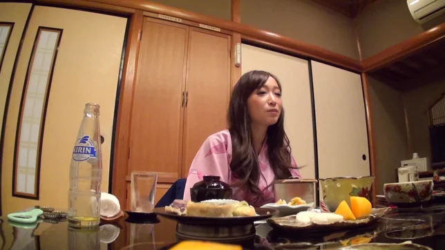 Hottie in sexy black stockings Claire Hasumi gets pussy stimulated