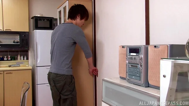 Beautiful gal Aoyama Nana cock sucking and cum in mouth