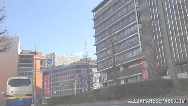 Kinky Japanese model amazes with her show