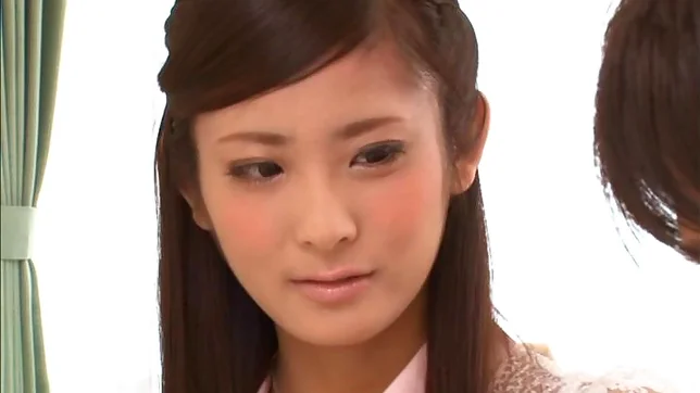 Petite sexy teen Maika Kawanami pulls down panties for pussy fucking