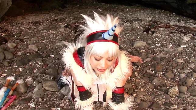 Lovely cosplay loving girl Miki Sunohara gets fucked outdoors 4