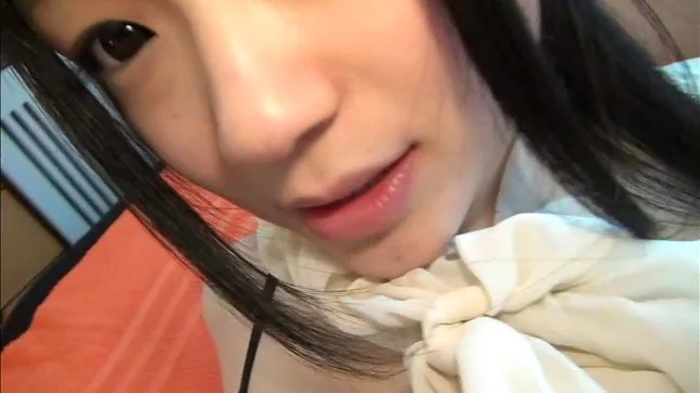 Hot Asian bang-up babe gets her hairy kitty fucked and creamed hard