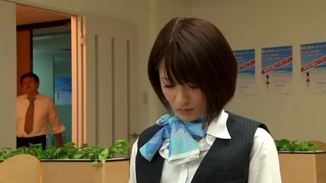 Sweet and horny chick Yuuki Natsune gets cum on her round butt 2