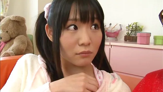 Slim teen Sayaka Otonashi gets her tight pink pussy drilled