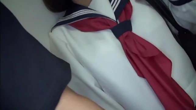 Innocent Japanese schoolgirl Yuri Shinomiya gets fingered 2