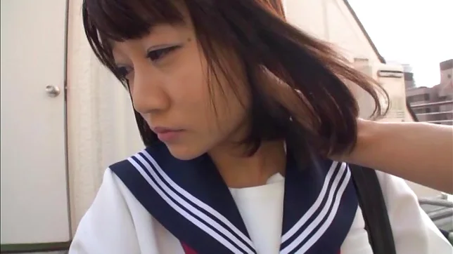Innocent Japanese schoolgirl Yuri Shinomiya gets fingered 2