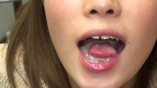 Staggering POV oral with alluring Reina Oomori