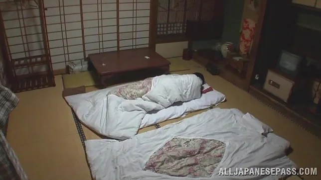 Skinny Japanese model gets banged in group action