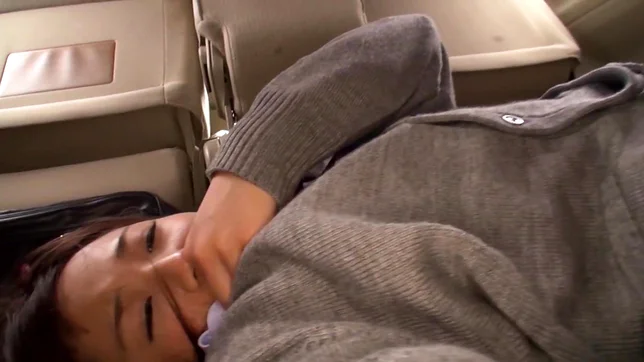 Schoolgirl Moe Izumi gets fucked on the back seat 2