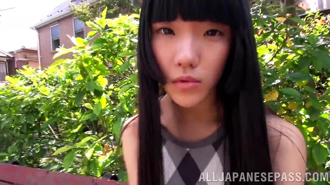 Petite caramel teen Ichigo Aoi gets pounded by young and old dudes 2