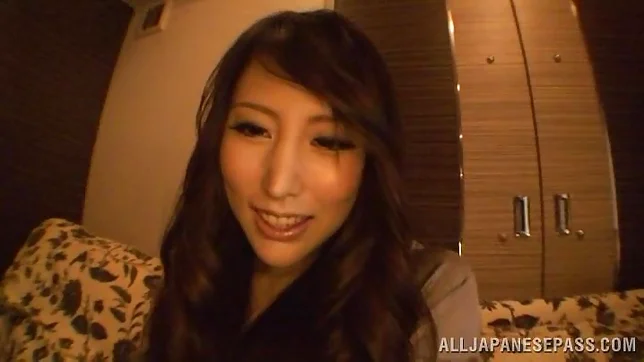 Long-haired Japanese stunner Anjyuu Kitagawa gets pounded