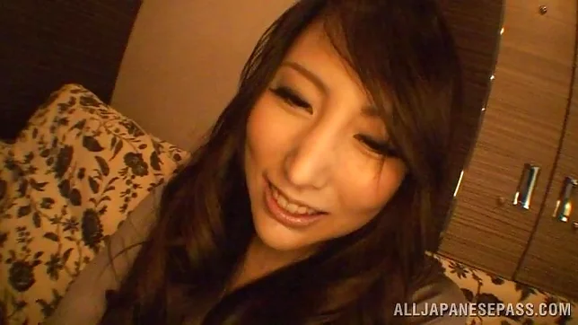 Long-haired Japanese stunner Anjyuu Kitagawa gets pounded