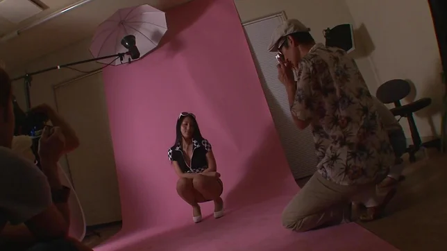 Obedient Asian beauty Ren Azumi fucked in rough gangbang 2