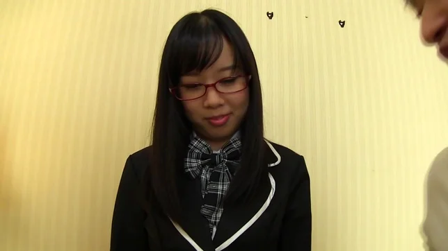 Busty teen with glasses is in for a harsh fuck on cam