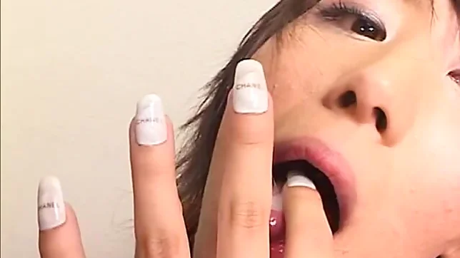 Japanese AV model gives a hot blowjob 3