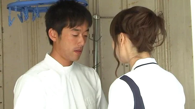 Arousing Japanese AV Model flirts with a guy and gets screwed