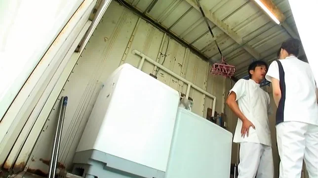 Arousing Japanese AV Model flirts with a guy and gets screwed