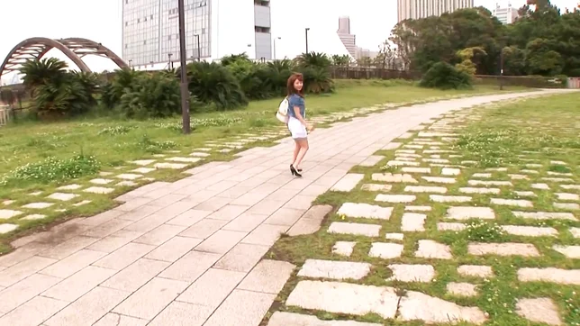 Crazy Japanese milf Akiho Yoshizawa is mad about car sex