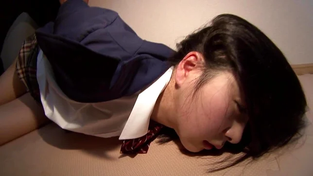 Ravishing threesome sex with a young schoolgirl, Hitomi Fujiwara