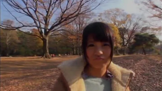 Petite babe Iku Sakuragi sucks and strokes a cock 2