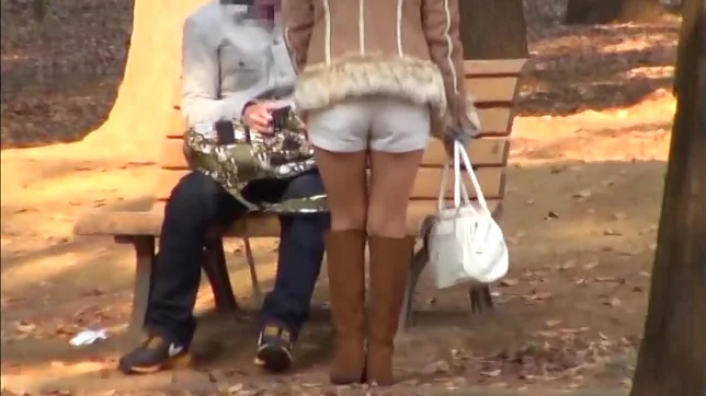 Petite babe Iku Sakuragi sucks and strokes a cock 2